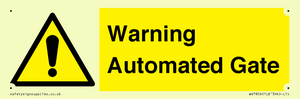 Warning Automated Gate